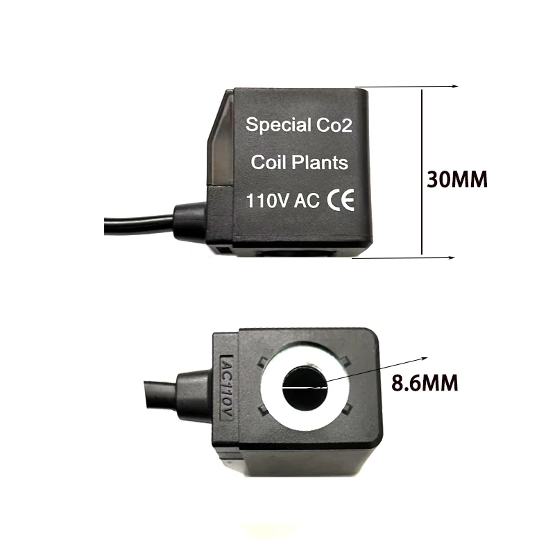 Aquarium various C02 parts 12V 110V 220V coil replacement parts inner plug flat plug series threaded copper tube nail series