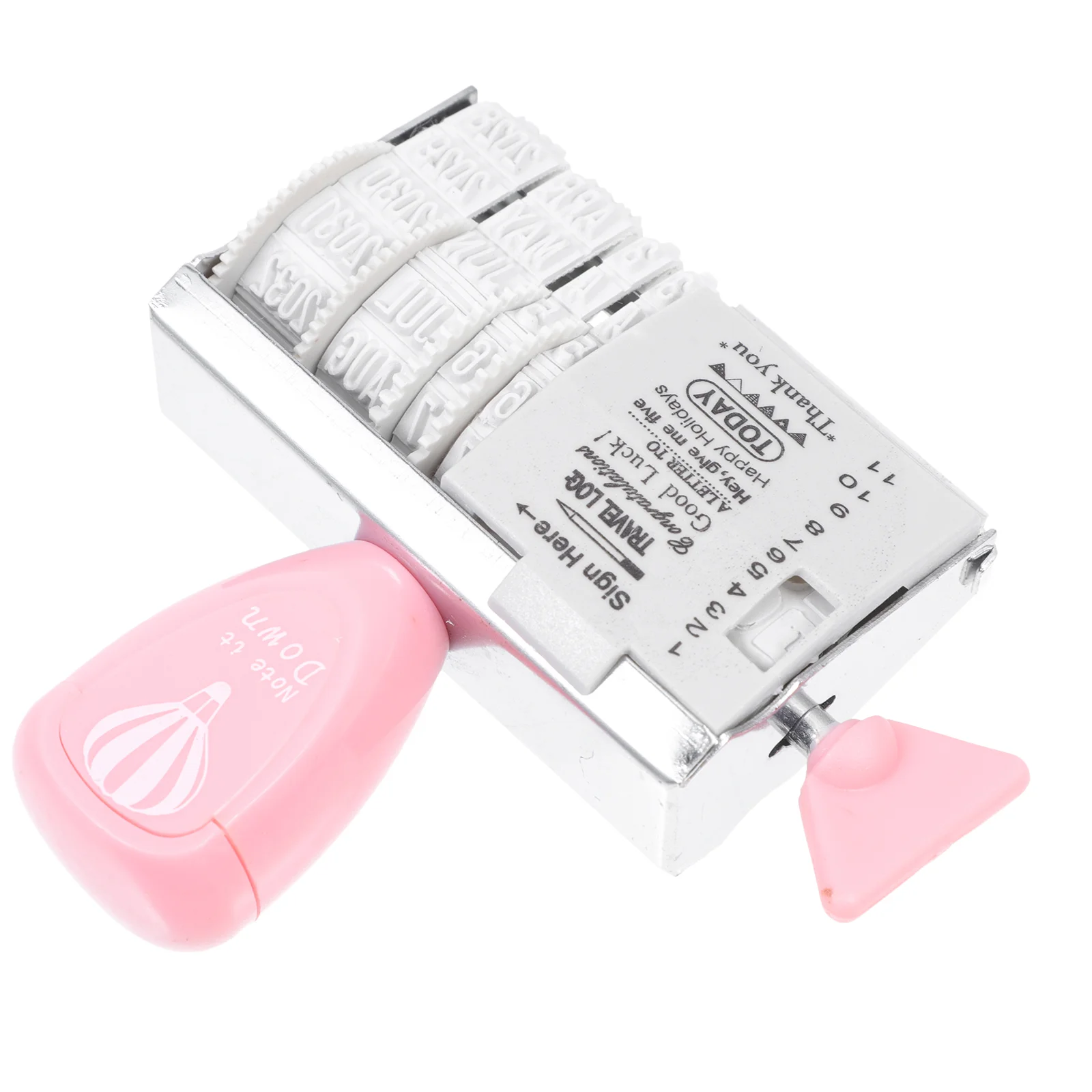 

Скрапбукинг печать ручная Дата цифровая учетная запись поставка штампованные самодельные ролики Ручка розовое ремесло штамп планировщика