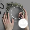 30 Pcs Metal Ring Dream Catcher Supplies Craft Making Materials Wreath Rings Wind Chimes Home Decor Metal Circles 5