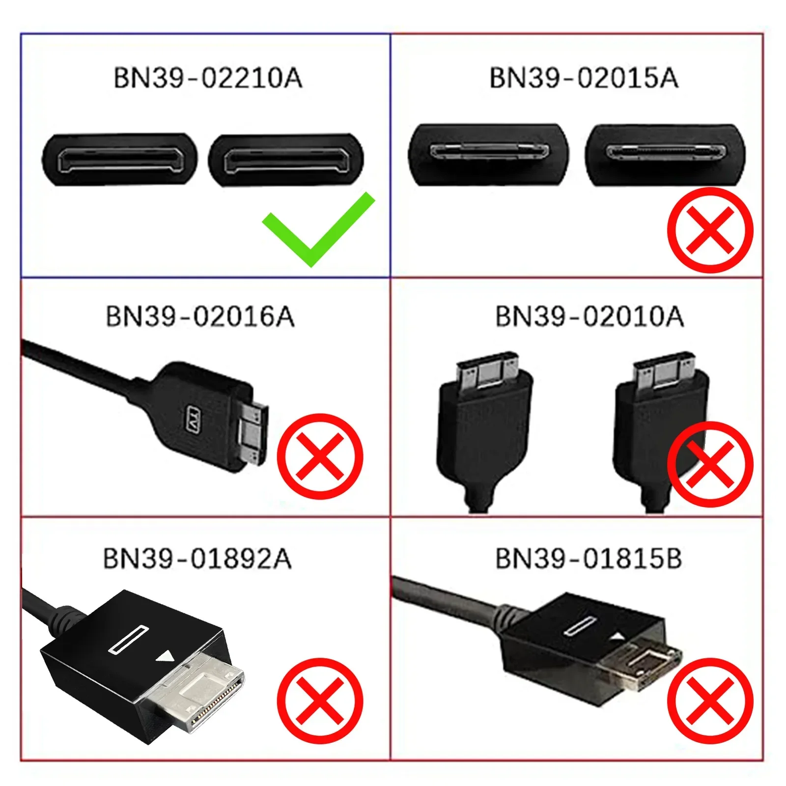 3M BN39-02210A BN39-02248A One Connect Cable Compatible with Samsung is for UN49KS7000F UN55KS9000F UN60KS8000F TV