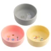 1PCS Baby Silicone Feeding Bowl Cartoon Pattern Baby Dishes Plate BPA Free Food Container Newborn Training Weaning Tableware 6