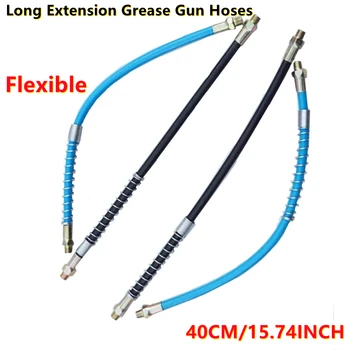 15.74 인치 그리스 건 헤비 듀티 고압 롱 익스텐션 호스 플렉시블 그리스 건 Whip 호스 그리스 인젝터