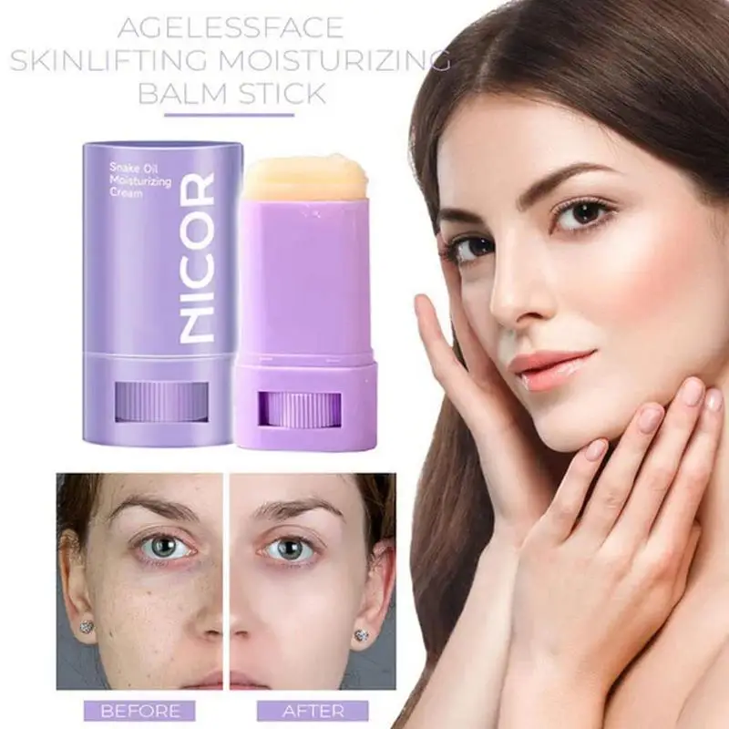 

Skin Lifting Moisturizing Balm Stick Instant Wrinkle Remover Face Cream Snake Oil And Beeswax Cream Anti Aging Lifting Skin Care