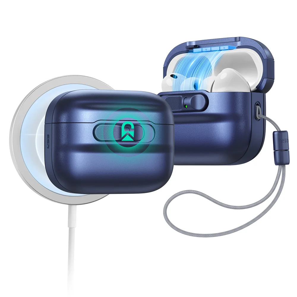 Premium MagSafe Protective Earphone Case with Lanyard