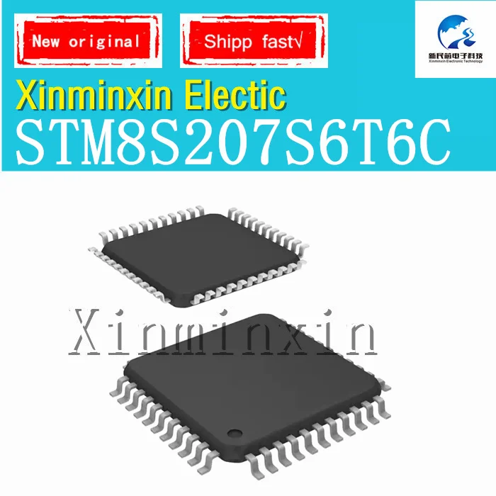 

1PCS/lot STM8S207S6T6C LQFP-44 IC chip New Original
