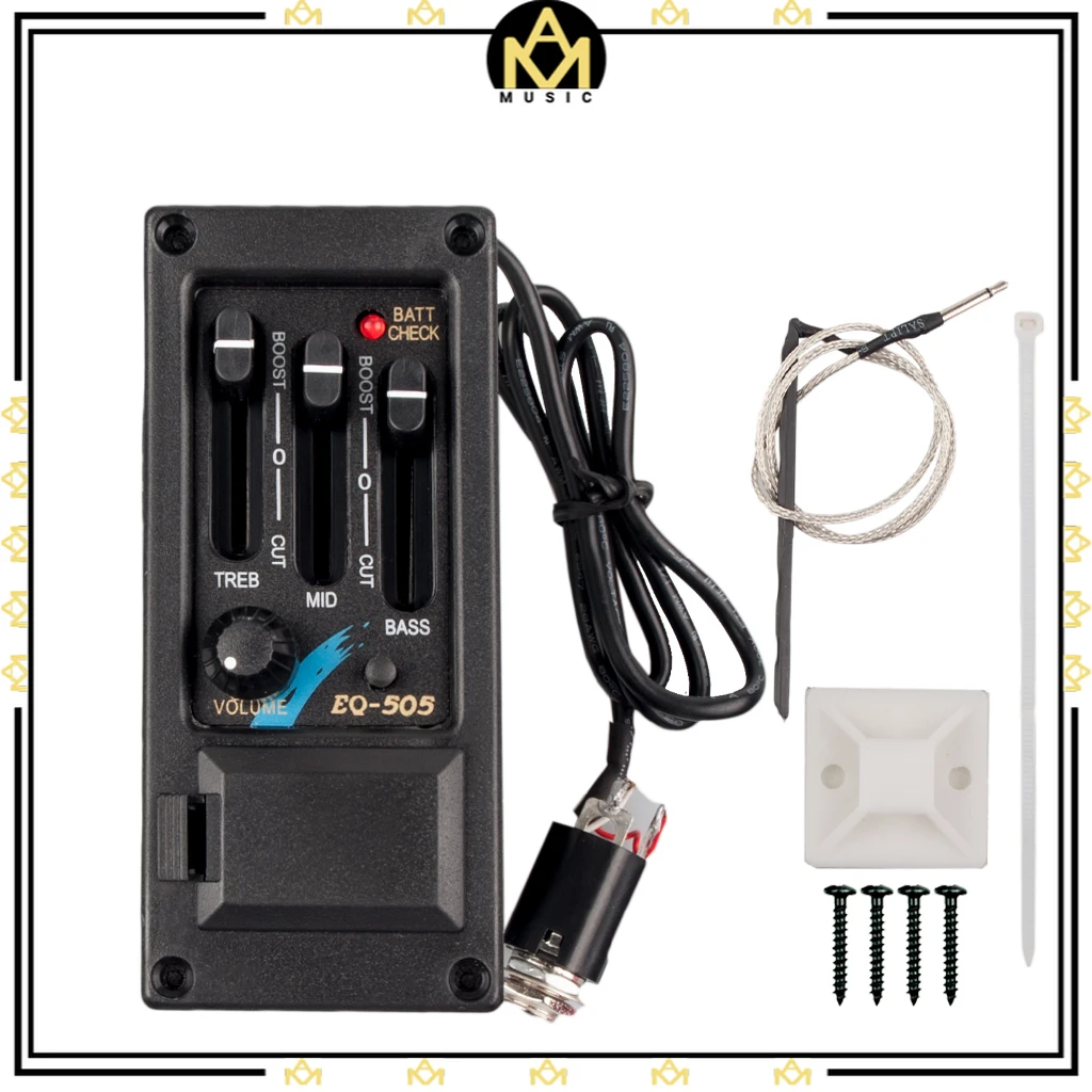 Новый звукосниматель гитары с эквалайзером эквалайзром эквалайзер пьезо для
