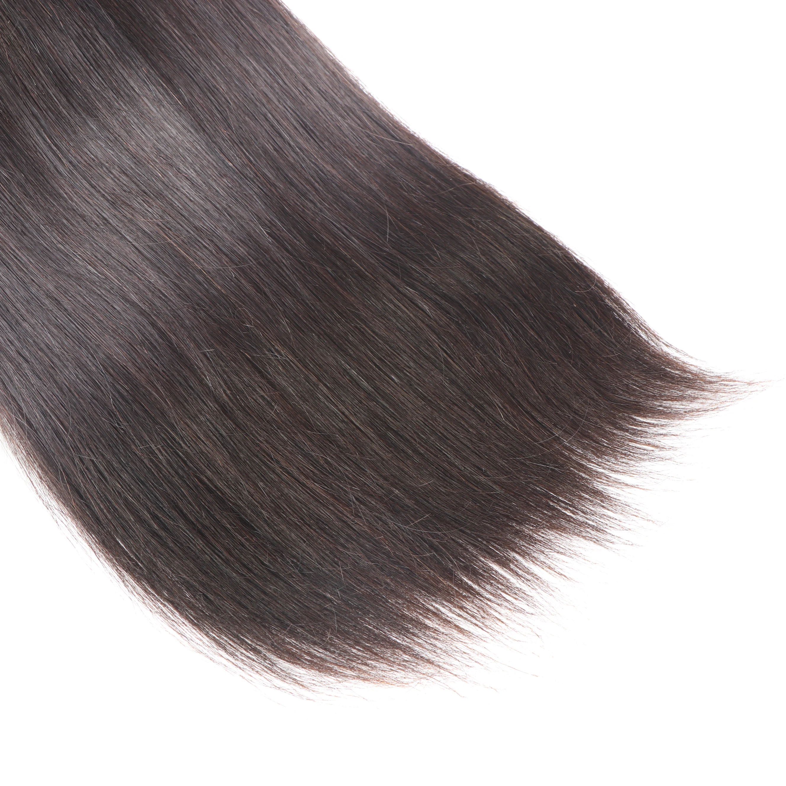 Fasci di capelli Super Double Drawn biondo miele affare biondo 613 fasci di tessuto dei capelli estensioni dei capelli umani brasiliani al 100% - immagine 5