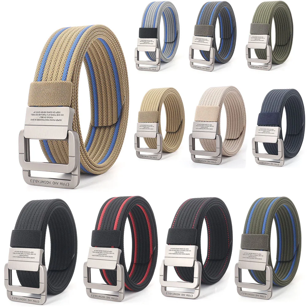 

Tactical Hunting Nylon Belts Men's Fashion Casual Jeans Accessories Trend Luxury Designs Unisex Canvas Belts