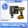DEKO 20V Cordless Drill 2 Speed Rechargeable Electric Screwdriver Lithium Battery Household Multi-function Power Tools 1