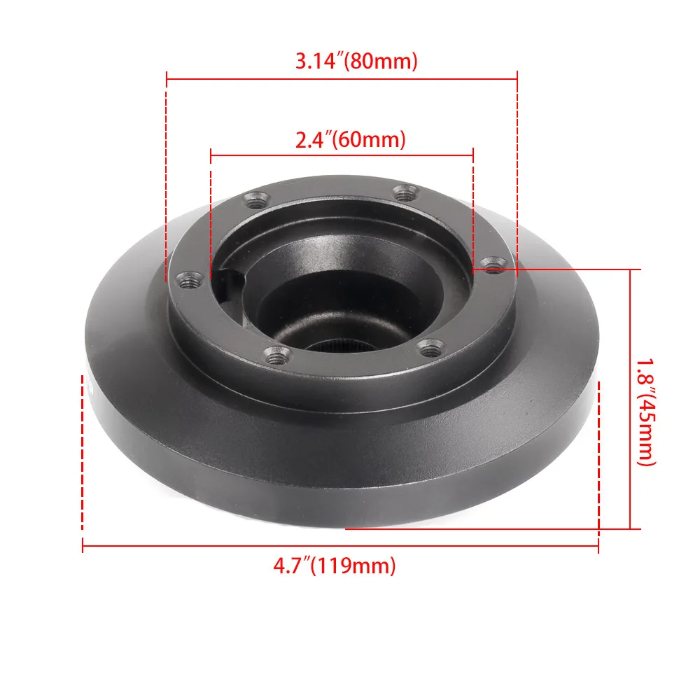 Steering Wheel Short Boss Hub Adapter Kit For BMW E46 323i 325 328i M3 1999-2005