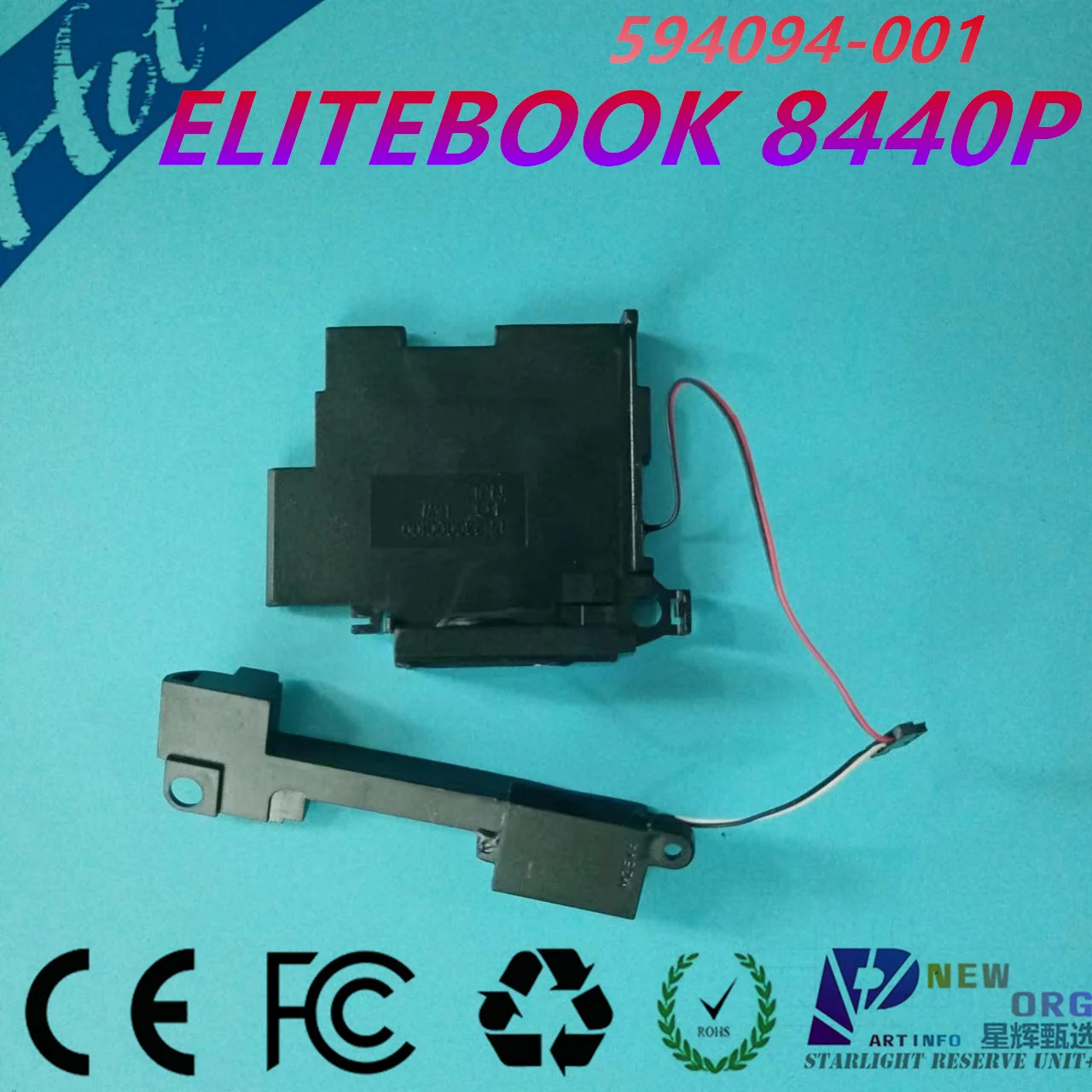 NEW ORG laptop LEFT RIGHT SETS Speaker for HP ELITEBOOK 8440P Series 594094-001 цена и фото