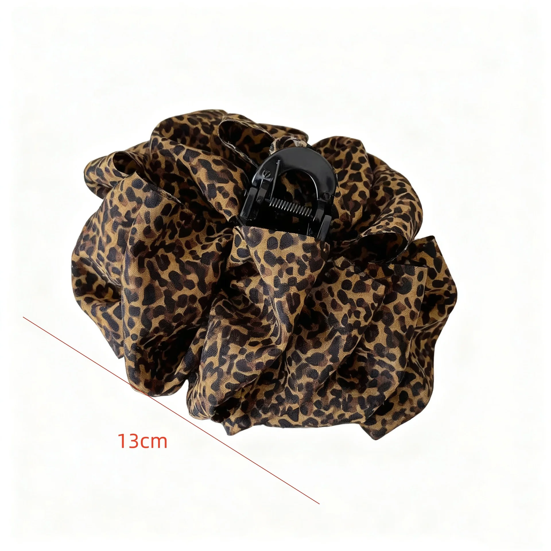 1PC Women's Leopard Print Scrunchie Hair Clip Fashion Hair Accessories Stylish Daily Hair Decoration Hot Selling Product