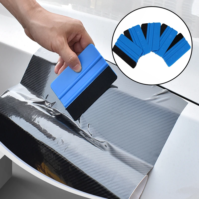 Car Vinyl Wrap Film Card Raschietto Tergipavimento Car Foil Wrapping Feltro Window Ice Remover Pulizia Squeegee Film Tool Accessori Auto