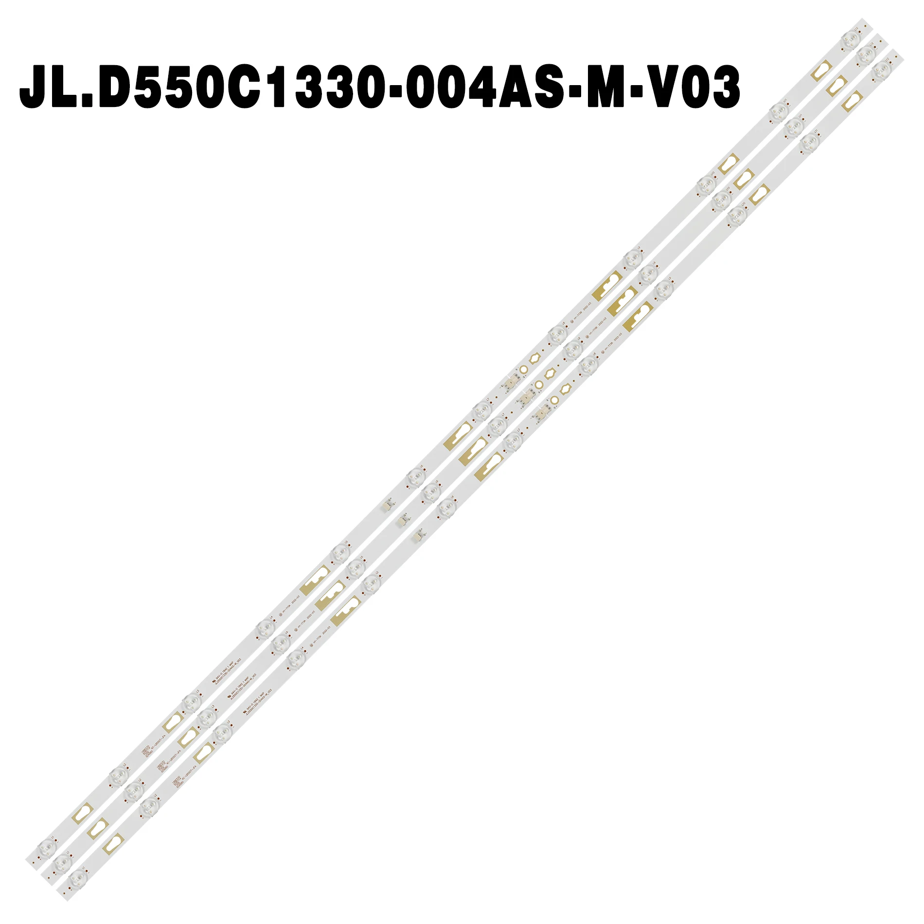 Tira de Luz de Fundo Led para tv 12 Lâmpada 55 L55m5-ad Jl.d550c1330004as-m-v03 004ad Lvu550csdx 4c-lb550t-jfa Jf9 Ple55s08fhd Kits Kits 10kits