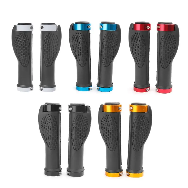 

1 Pair of Ergonomic Design Bike Grips, Pair of Handlebar Locking Grips D5QD