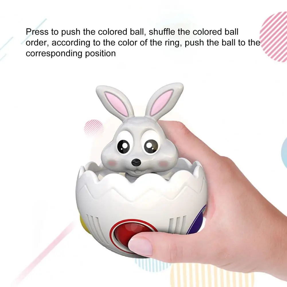 4 Pack Squishy Lapin de Pâques Stress Balls Jouet Soulagement du Stress