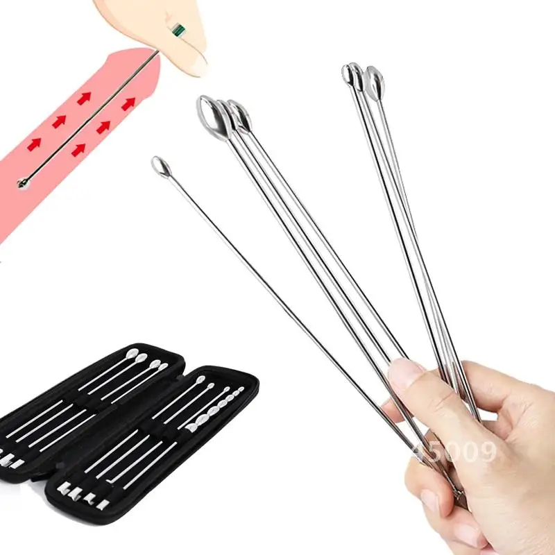Sounding Rod Kits Steel Stainless Stimulate Penis Catheters Metal BDSM Dilator Tools Urethral Sex Toys Male Plug