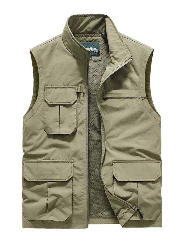 Tactical Vest for Men Spring Military Men's Pockets Multi-pocket Work Summer Hunting Sleeveless Clothing Free Shipping Jacket drop shipping sleeveless breastfeeding dress lactation feeding wear maternity clothes pregnancy clothing solid color big size