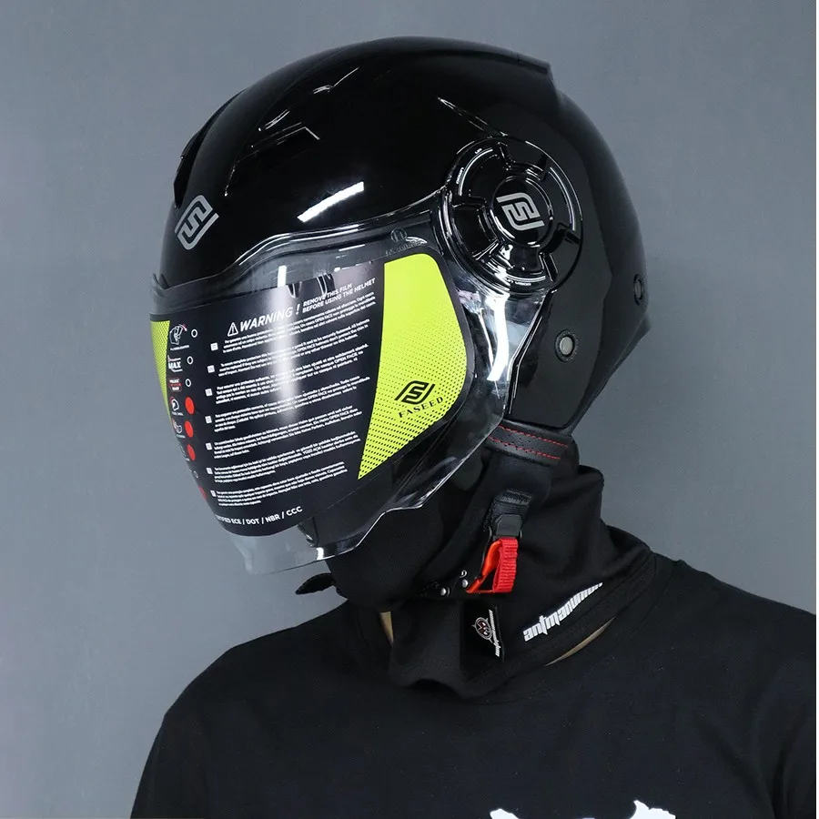 thumbnail image 1 of FASEED-729 Casco de motocicleta de doble lente para scooter, locomotora eléctrica 3C para hombres y mujeres que viajan en verano en las cuatro estaciones., 1 of 5