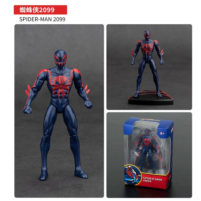 ZD Toy Spider-Man BASE AGGREGATION GAMEPLAY Iron Man Miles Morales ELECTRO SPIDER GWEN Collection Infinity Saga Figur Spielzeug – Detail 5