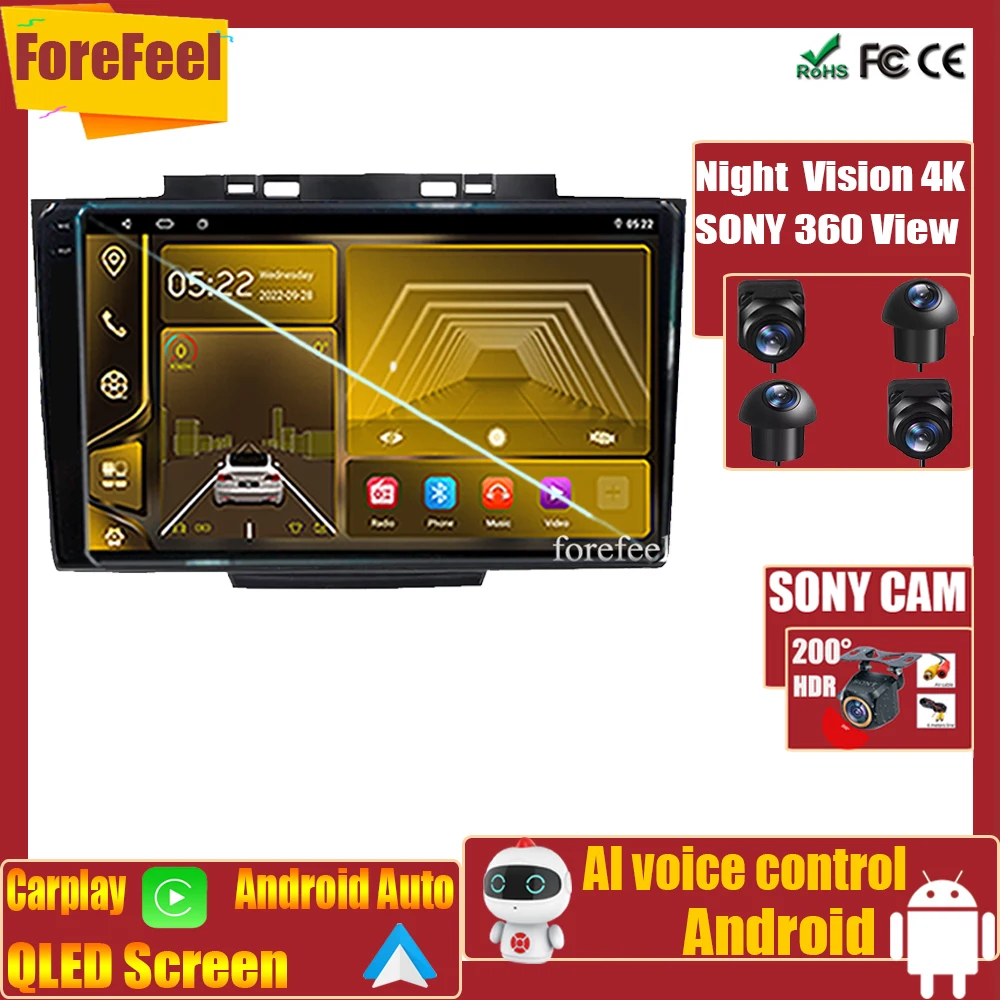 

7862 Android For Great Wall H5 1 2010 2017 Autoradio Navigation GPS CarPlay QLED No 2din Screen Car Player Video Head Unit WIFI