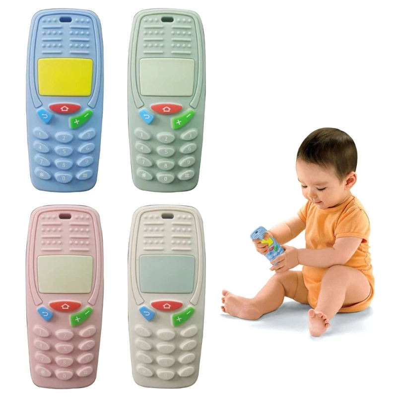 

Baby Teething Toy Grade Remote Control Chewable Rattle Teether Baby Product