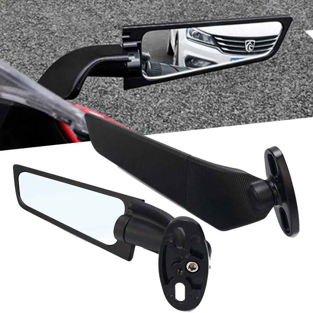 

For HONDA CBR600RR CBR650R F CBR1000RR CBR 250R 300R 400RR 500R Moto Adjustable Modified Wind Wing Rotating Rearview Mirrors