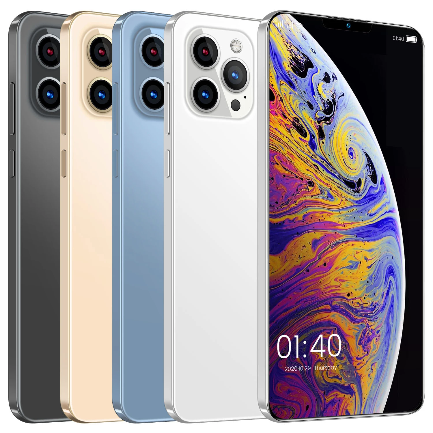 Unlocked Cellphone i13 ProMax 6.7 Inch 4G 5G Smartphone 12GB 512GB Celular Mobilephone Celulares Android 11 iPhone Huawei | Мобильные