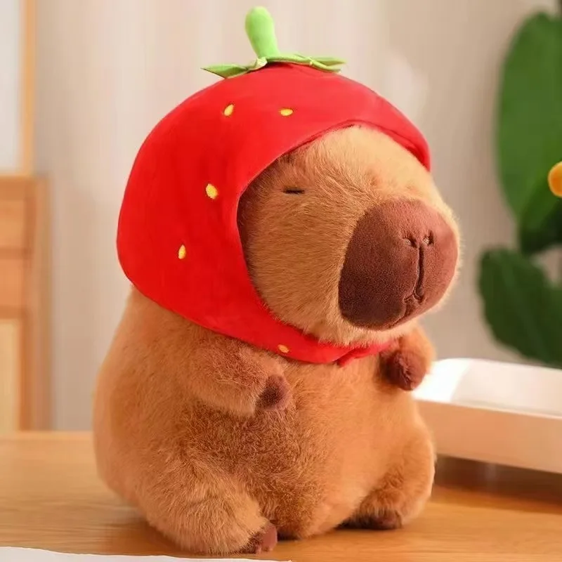 Capybara Plush Toys 23cm/9.05in Cute Anime Fluffty Doll Stuffed Animals Perfect Gift For Kids Birthday Party Supply