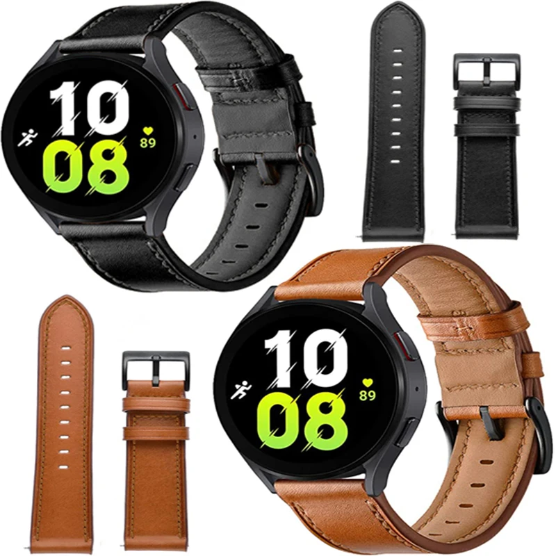

New 22mm 20mm Leather Smartwatch bracelets For Xiaomi Color 2 MI Watch S1/Pro Active Mijia quartz For Mi S2 46mm 42mm Watchband