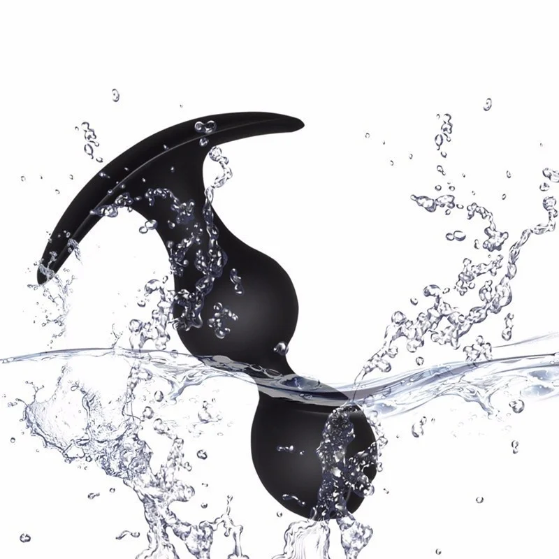 Silicone Wearable Anal Beads Plug With Metal Ball Inside Prostate Massager Butt Plug l Ball Anal Sex Toy_voghion.com