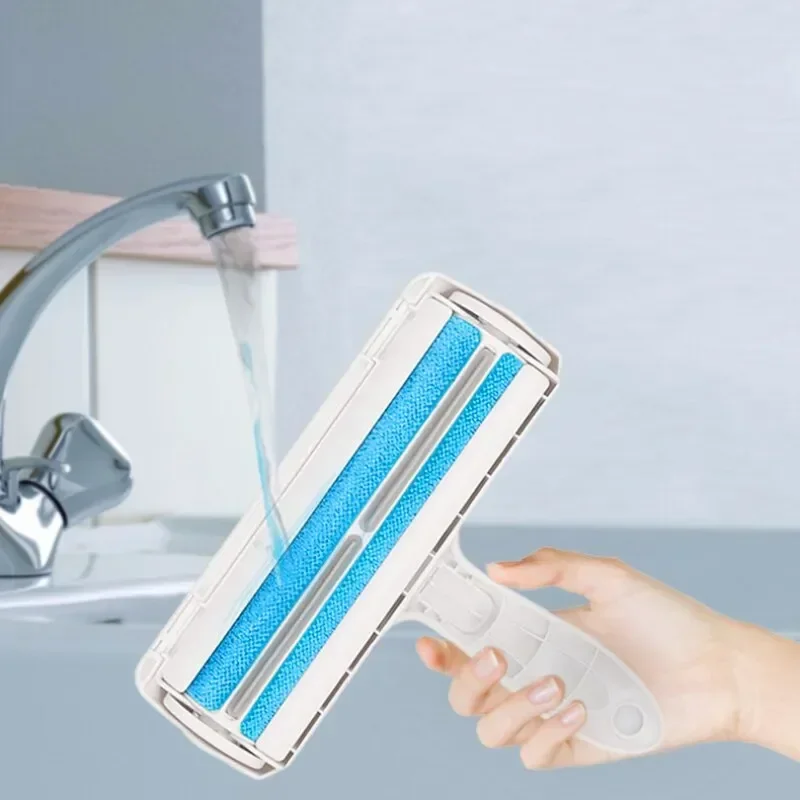 One Hand Operate Way Pet Hair Remover Roller Removing Dog Cat Self Cleaning Lint Pet Hair Remover Pet Hair Remov Cleaning 5