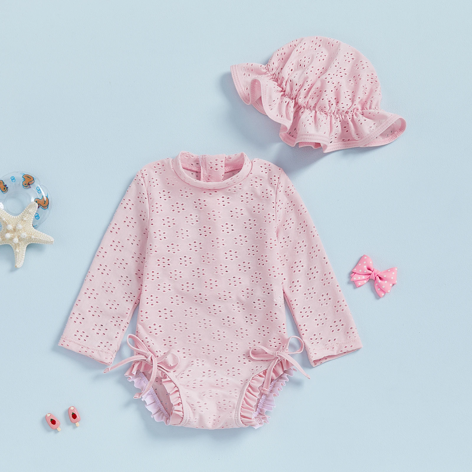 INFANTS RUCHED SIDE PADDLESUIT 4-10 FAIRY GANG