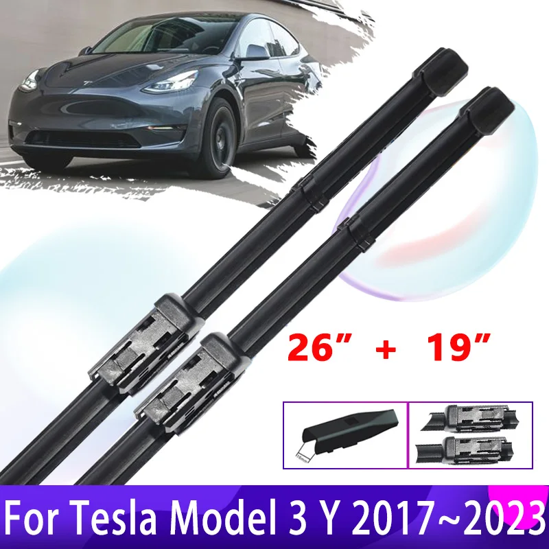 2x Car Windscreen Wipers For Tesla Model 3 Y Accessories 2022 2017 2018
