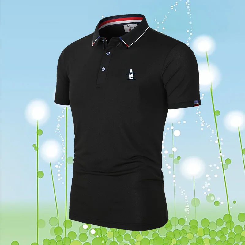 Polo shirt Munsing wear Men's Summer Polo Fashion Sports Leisure Men's Golf Clothing Polo