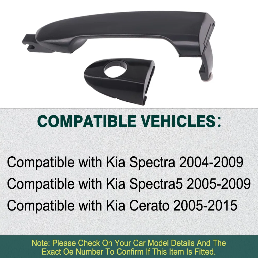 1pc Outside Exterior Door Handles Front Rear Left Right For Kia Spectra 2004 2005 2006 2007 2008 2009 82650-2F000 82670-2F000
