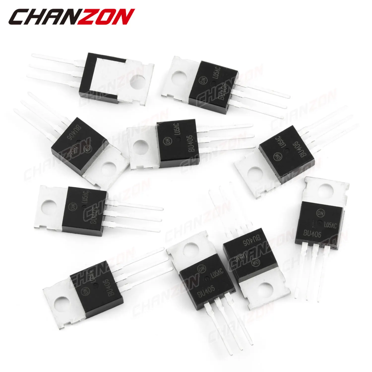 BU406 TO-220 NPN High Power Voltage Transistor Bipolar Junction BJT Powerful Triode Tube Fets 7A 200V Integrated Circuits 10pcs