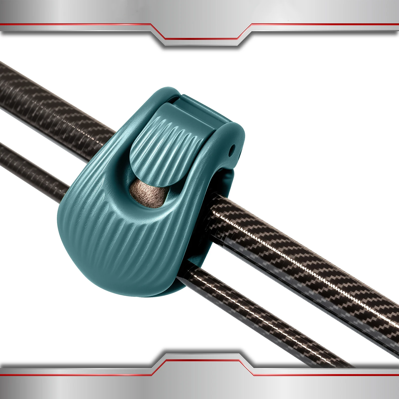 6/12Pcs Fishing Rod Holder Fixer Clip Lure Rod Bundling Clamp Beach Fishing Pole Holder Compact Fixer Holder Fishing Tools