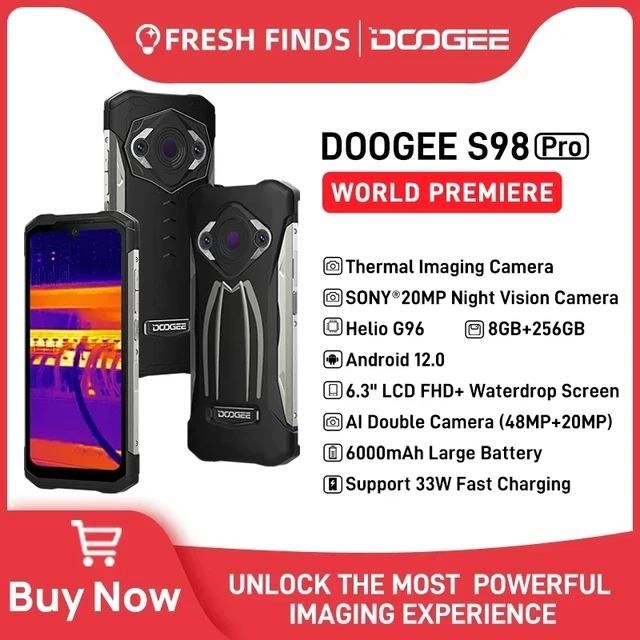 The Alien-Inspired Doogee S98 Pro Rugged Phone's Price & Launch