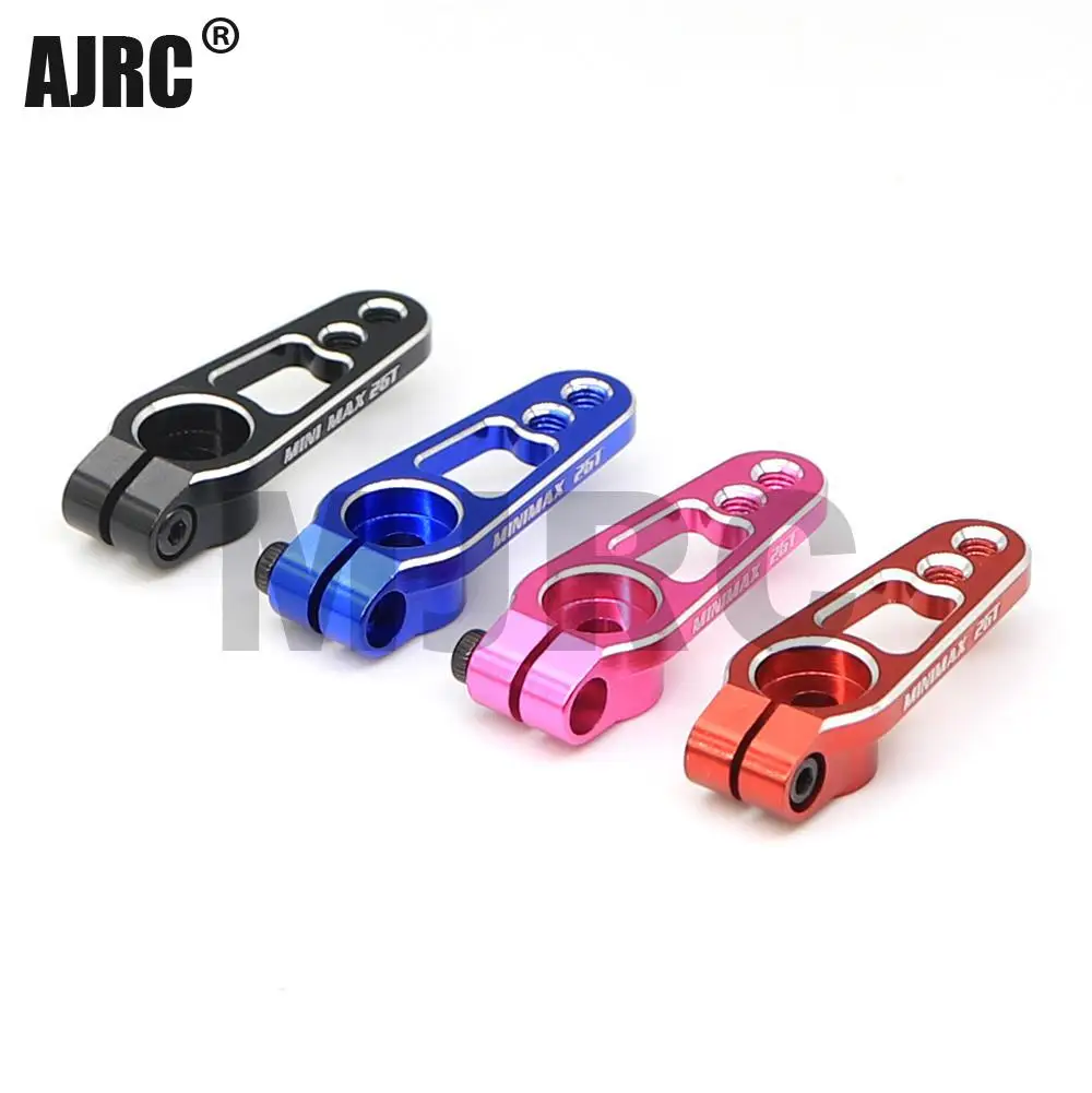 

Ajrc 1pcs Aluminum Alloy 25t 31mm Steering Servo Arm Horn Black/red/blue Color For Traxxas Trx4 Axial Scx10 Rc Car Crawler Parts