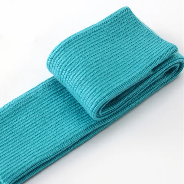 Sparsil Women's Winter&Autumn Christmas Cashmere Blend Knitted Long Gloves Solid Color Fashion Warm For Lady Elbow Mittens 18 Sky Blue