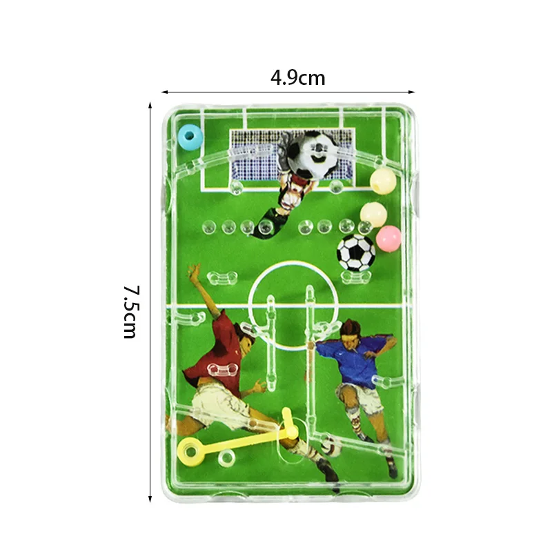 10/20pcs Soccer Maze Game Toys Boy Girl Football Theme Birthday Party Decor Supplies Kids Favors Goodies Bag Pinata Filler