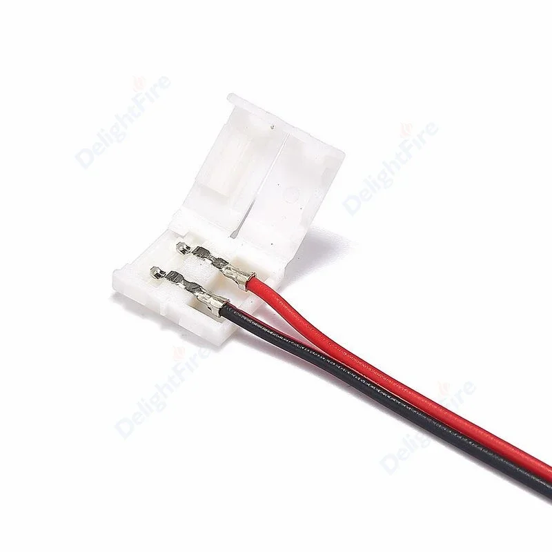 LED Strip Connector Extension Wire 2/4/5pin 8mm/10/12mm Cable 22AWG 15cm LED Tape Connectors For RGB RGBW LED Strips
