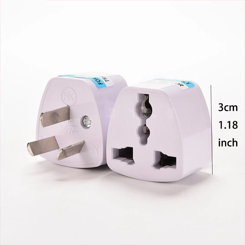 Australia Power Plug Universal 3Pin UK/US/EU to AU NZ AC Ground Adapter Travel Converter For