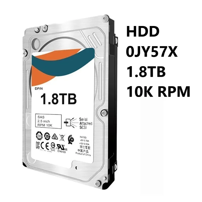 

Жесткий диск JY57X / 0JY57X Seagate EXOS 10E 2400 ST1800MM0159 1,8 TB 12G 10K RPM 2.5in 512E SFF ISE SAS Enterprise, жесткий диск для D-e + l