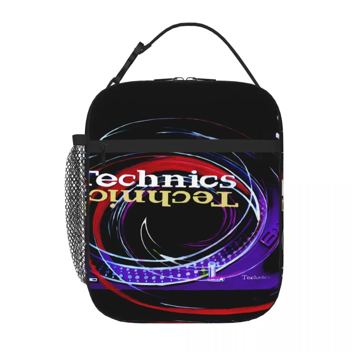 Technics Giradischi 1200 Dj Lunch Tote Thermal Bag Thermo Food Bag Borsa Termica Termica