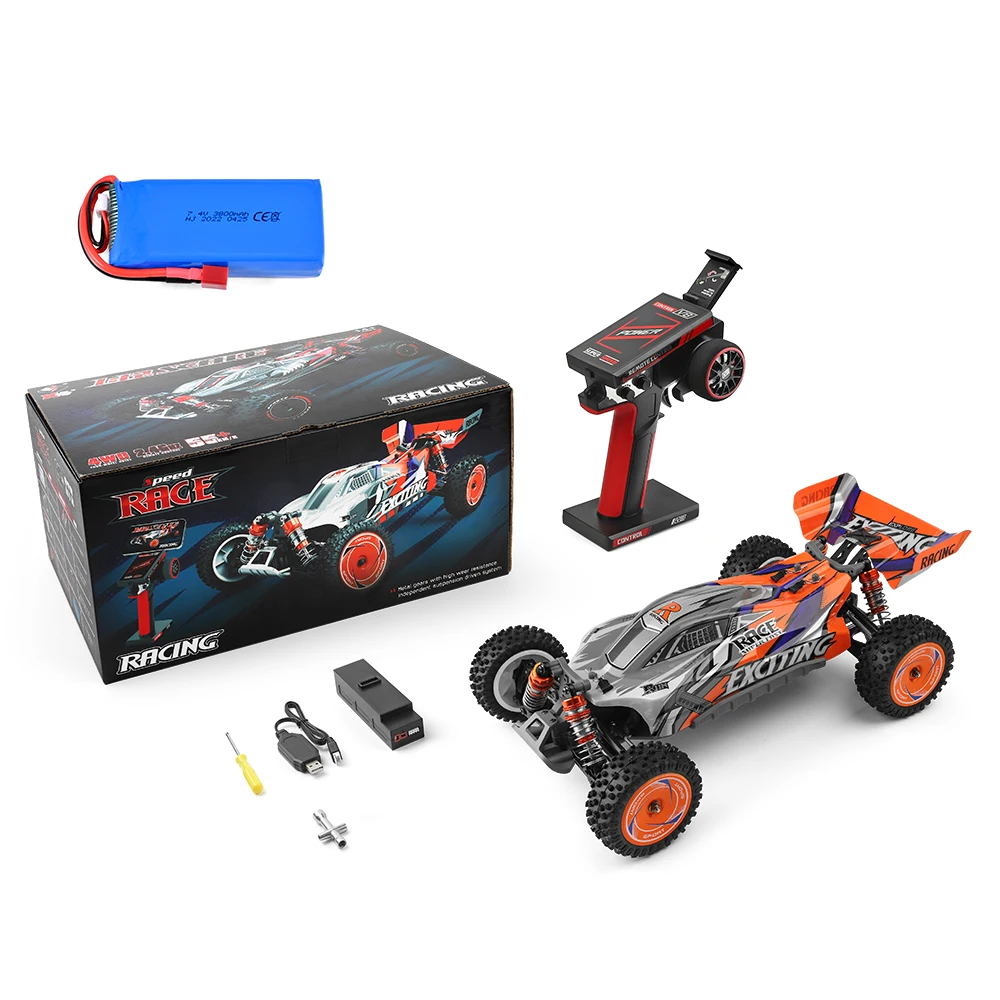 WLtoys XK 124010 RC ̽ ī,  帮Ʈ 1/12 , 4WD ε  RTR  Ʈ 峭, 55 km/h, 2.4G