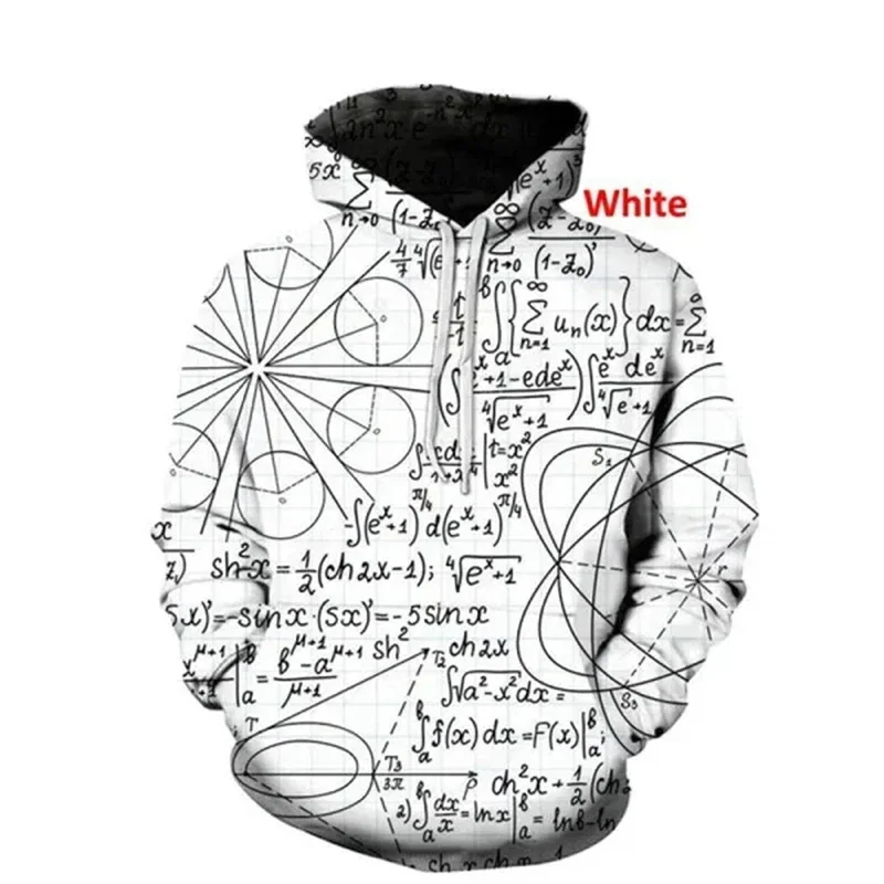 thumbnail image 1 of Sudadera con capucha de matemáticas divertida con estampado 3D para hombre, sudaderas de manga larga con patrón de ecuación, camisetas de calle de otoño, sudaderas holgadas con capucha, 1 of 5