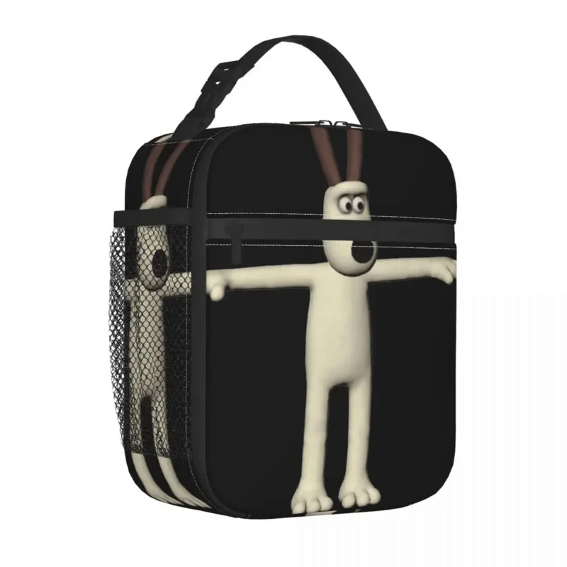 

Wallace And Gromit T-Pose Cartoon Insulated Lunch Bags Leakproof Meal Container Thermal Bag Tote Lunch Box Work Travel Girl Boy