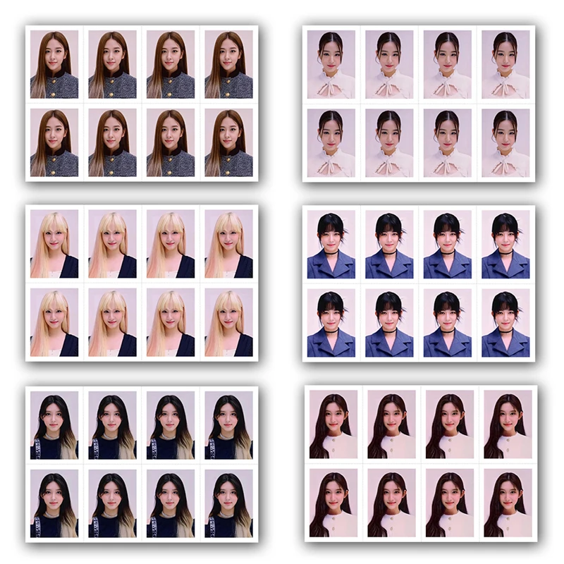 

KPOP IVE ELEVEN One-Inch ID Photo YUJIN GAEUL Rei Wonyoung Liz Leeseo One-Inch Photo Wallet Photocards For Fans Collection